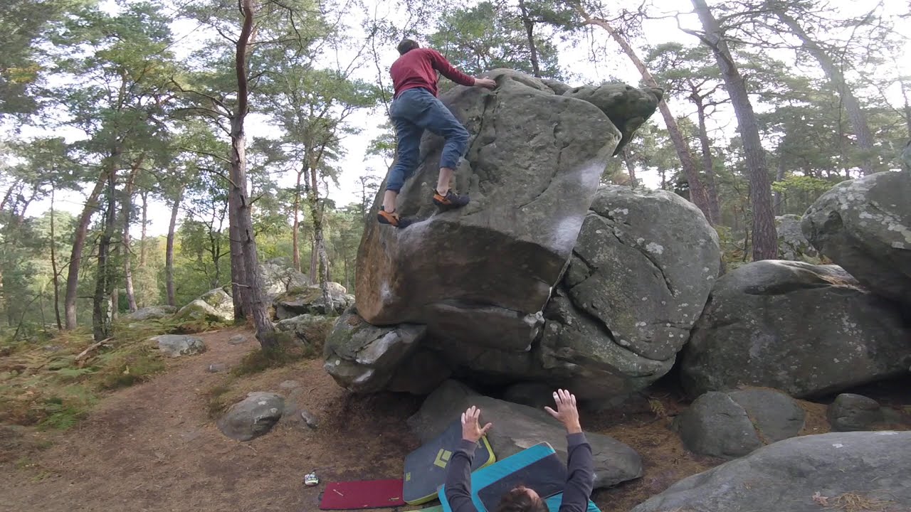Chute De Pierre - Font 7A - Rocher Canon