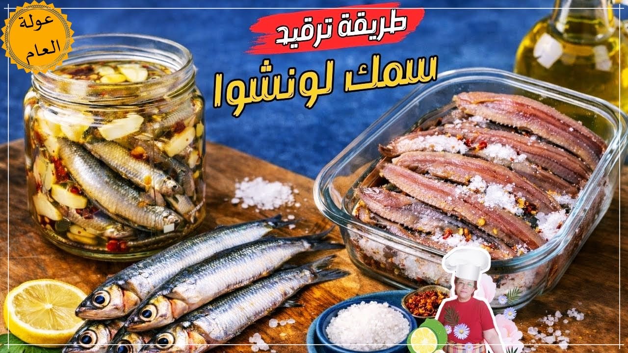 سمك لونشوا المملح | الطريقة التقليدية الأصلية لحفظه طول السنة ولشهر رمضان