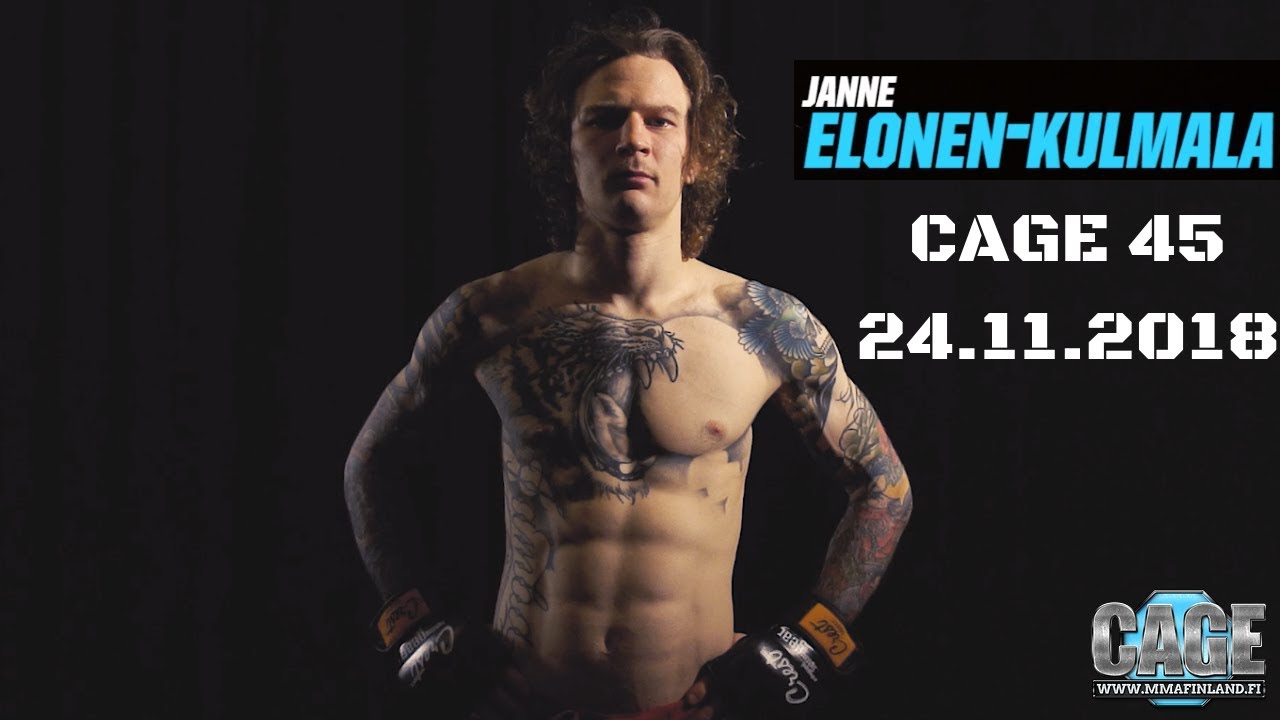CAGE 45 P&auml;&auml;ottelija Jamba Elonen-Kulmala