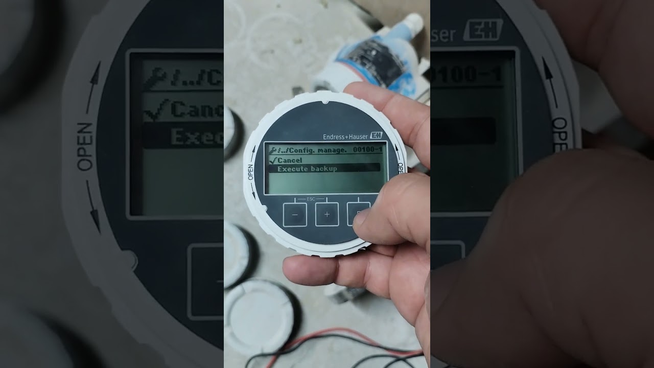 Endress+Hauser Levelflex FMP51 Configuration Backup A prob to B prob copy
