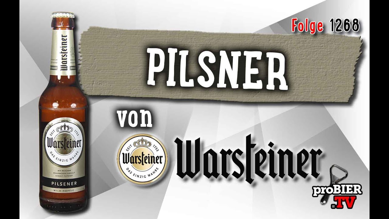 Pilsner von Warsteiner | Bier Verkostung #1268