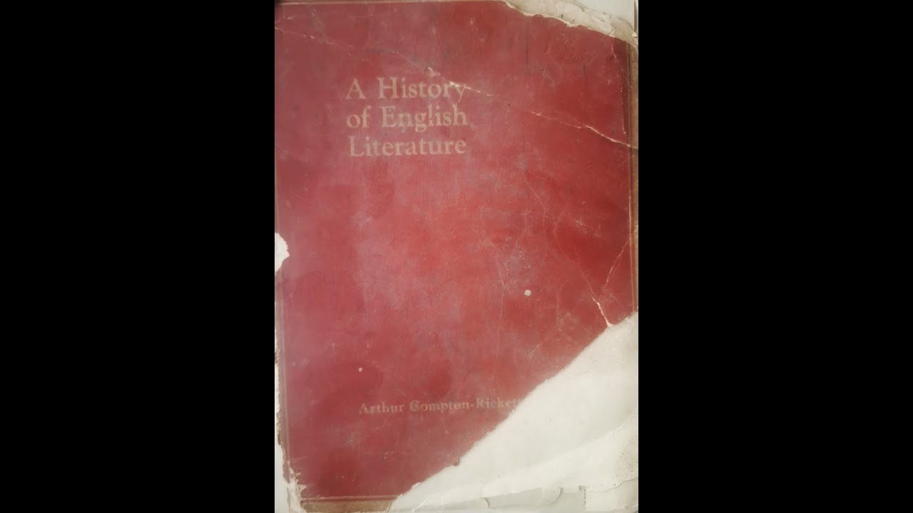 History of English Literature – Part 1: Literature in the Making – The Anglo Saxon at Home