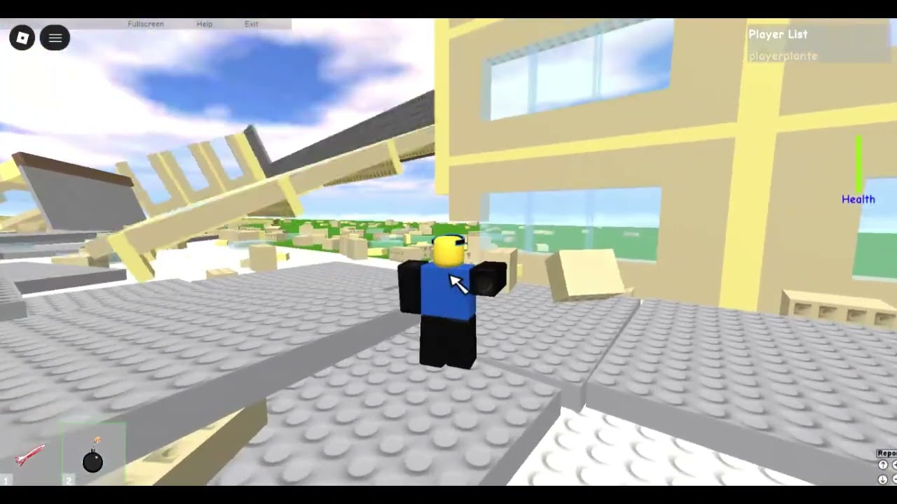 Roblox RetroStudio videos 1  Nuking a school!!1!
