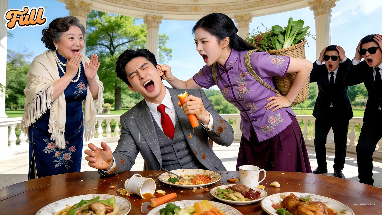 Not Even His Mon Could Discipline Food-Wasting CEO!Till Village Girl Grabbed His Ear!Unbelievable!