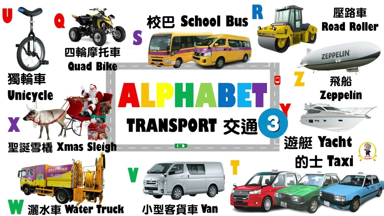 #Bentley  Learn Vehicle (ABC) 香港交通工具｜Alphabet Transport｜educational video _Bentley’s fun play