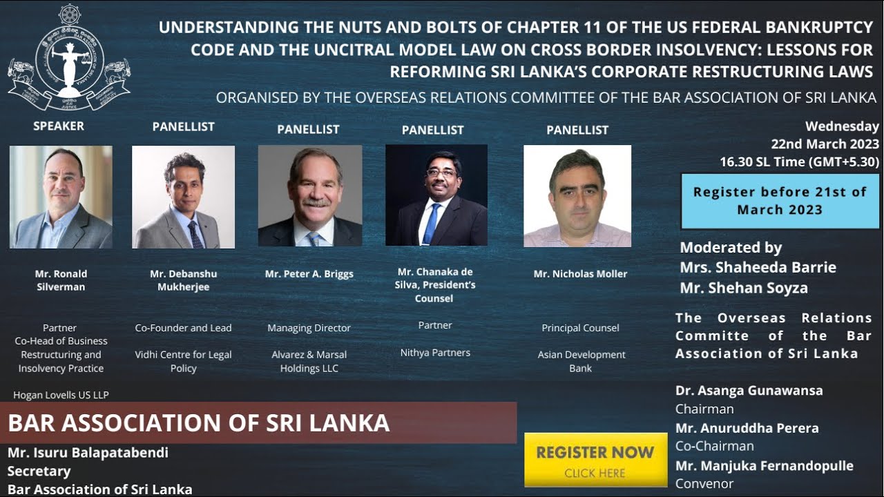 BASL Webinar 2023 - Understanding the Nuts and Bolts of Chapter 11 of the US Federal Bankruptcy Code