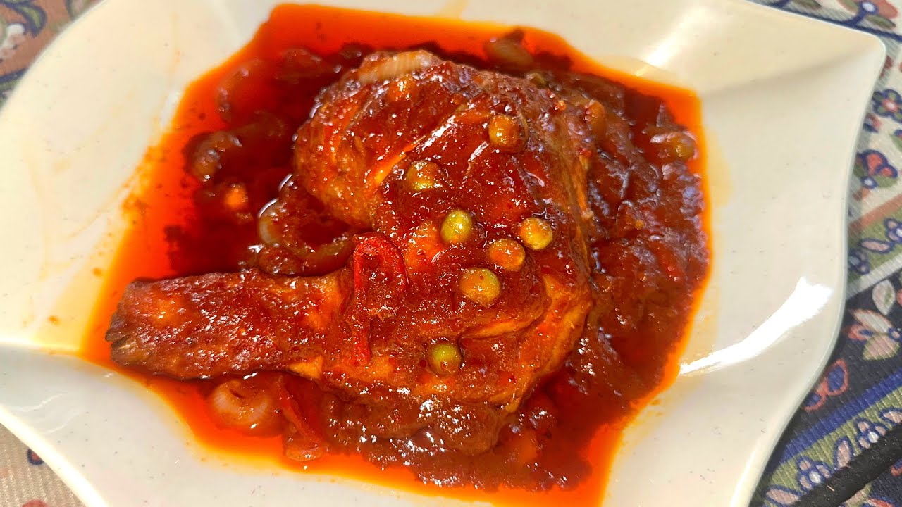 Ayam Masak Merah Kenduri Dulu2 Tahun 90an | Makan Hidang