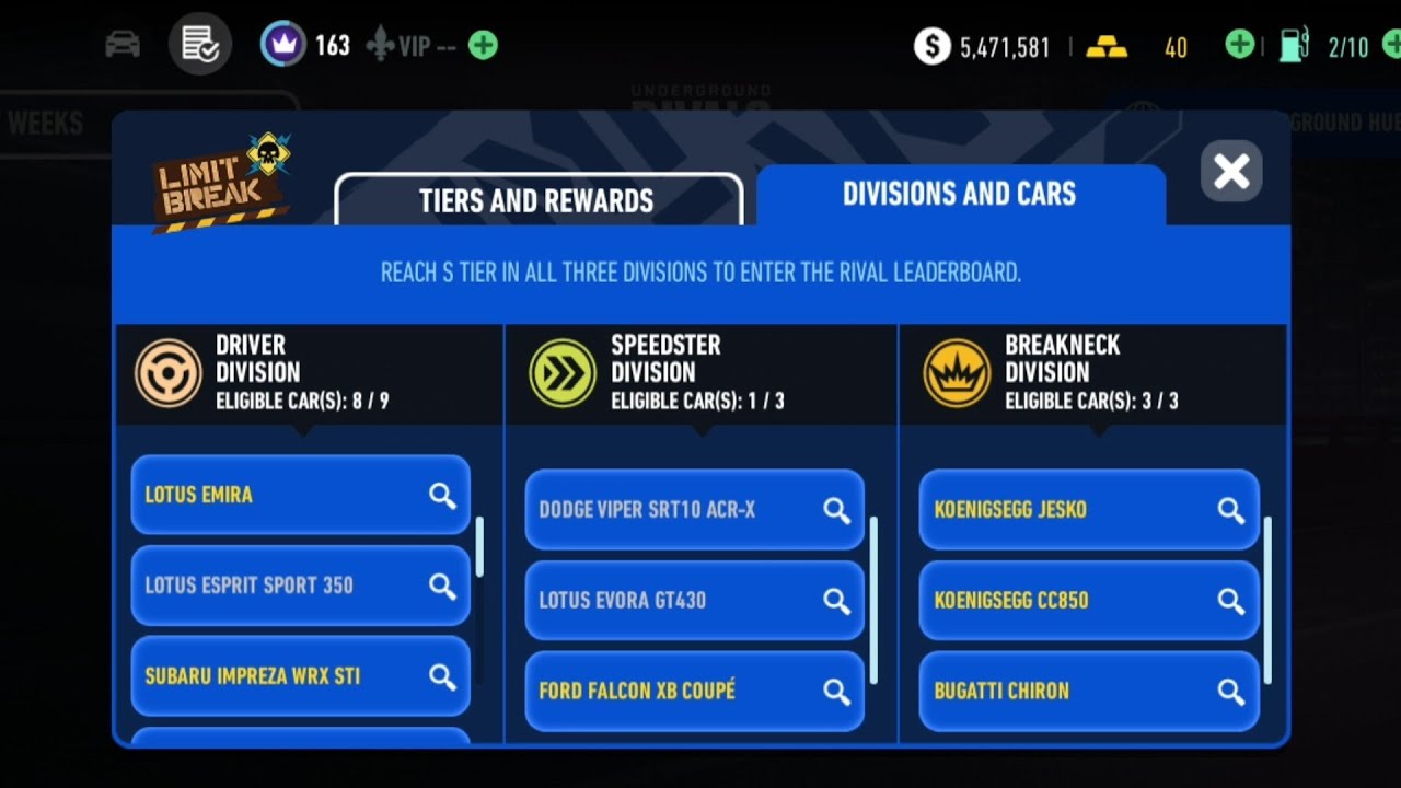 NEED FOR SPEED NO LIMITS ☆《 ( COUNTRY MILE ) 》 ☆《 PVP ☆ VS ☆ UNDERGROUND RIVALS 》28 10 2025