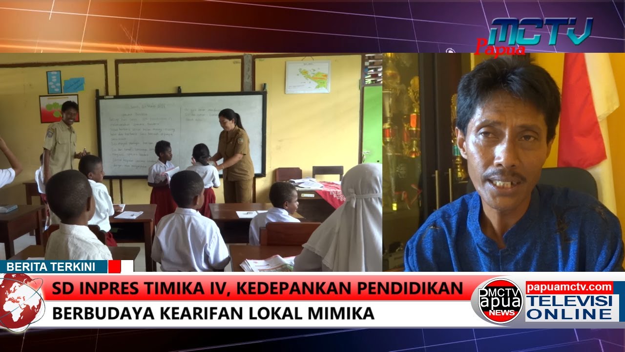 SD Inpres Timika IV, Kedepankan Pendidikan Berbudaya Kearifan Lokal Mimika