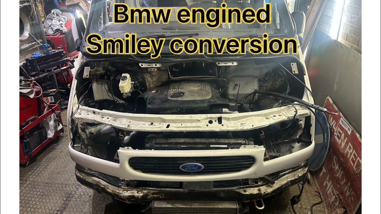 Transit smiley bmw m47 engine m57 conversion
