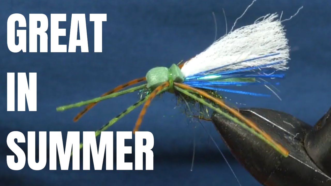 How to tie a foam CICADA fly