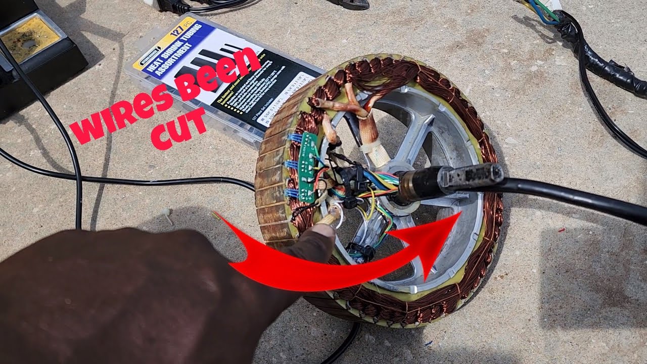 fixing my friend's 3000w ebike hub motor