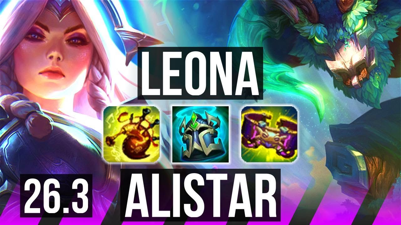 LEONA & Yunara vs ALISTAR & Ezreal (SUP) | 20K damage | EUW Grandmaster | 26.3
