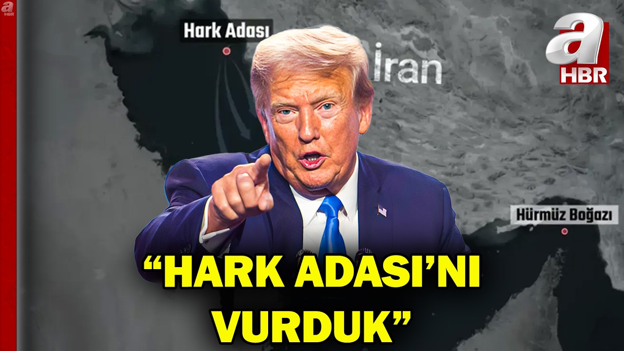 Trump İran'daki Hark Adası'nı Vurduğunu A&ccedil;ıkladı! İşte Hark Adası'nın Vurulduğu Anlar! | A Haber