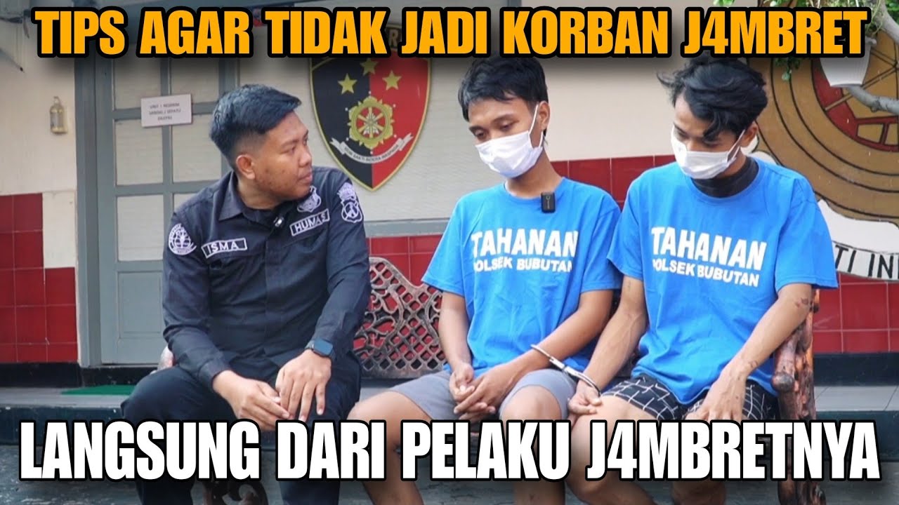 Wawancara 2 Pel4ku J4mbret, Waspada hal ini yang mereka incar | Polsek Bubutan Surabaya