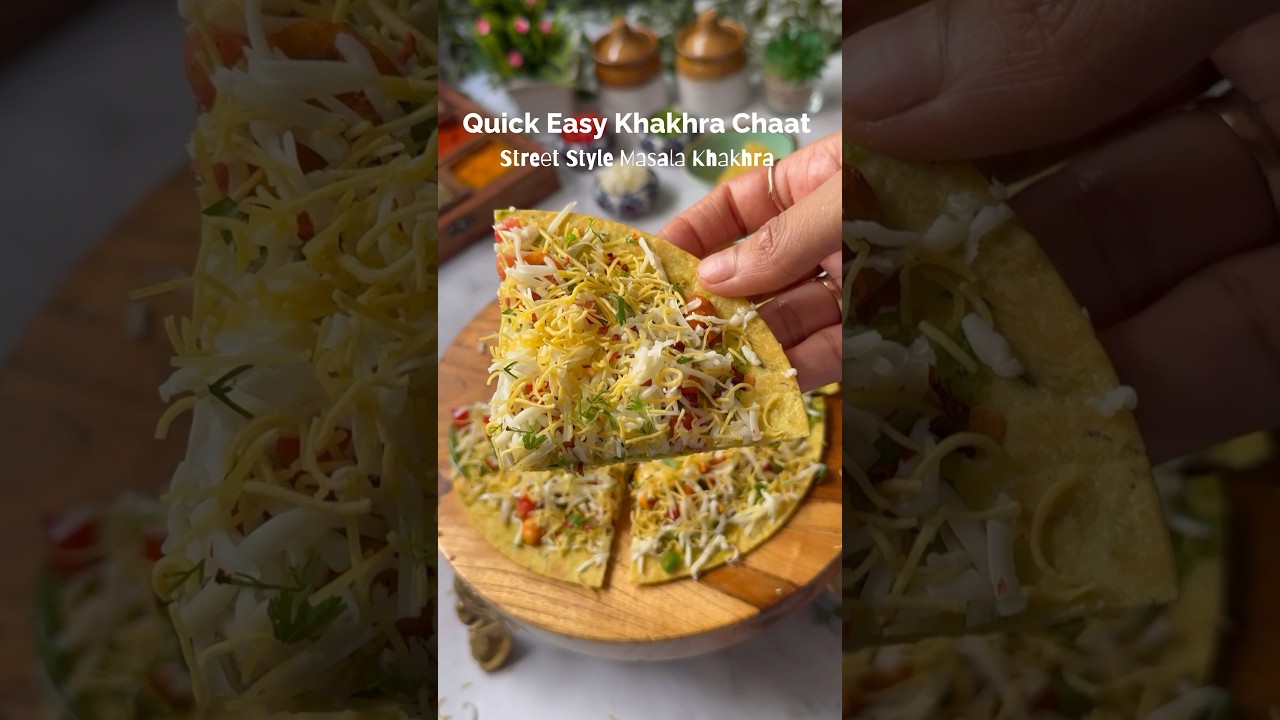 Quick Easy Khakhra Chaat | Street Style Recipe #shorts #ytshorts #viral #trending #lunchbox
