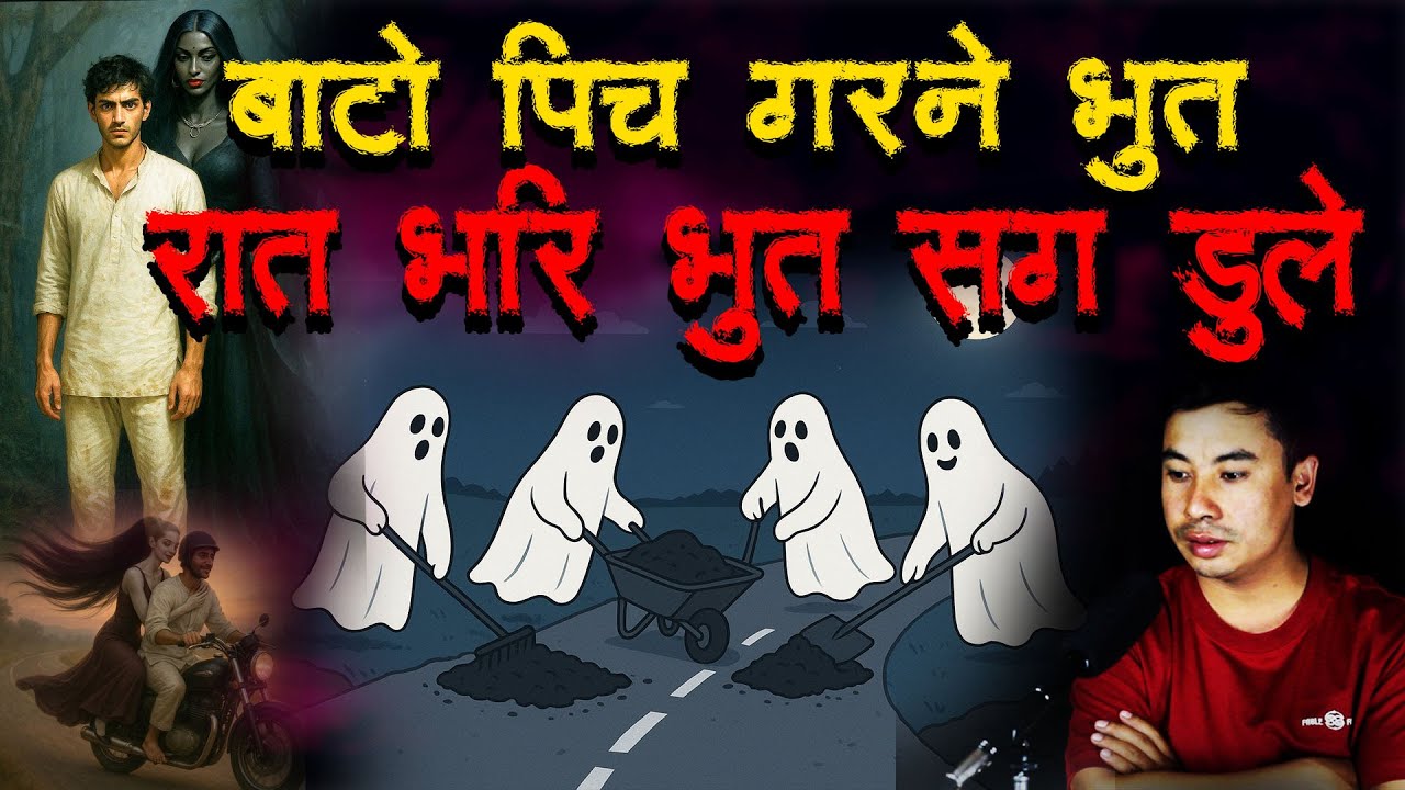 रातभरी बाटो पिच गर्ने भूत   ।Horror podcast and story