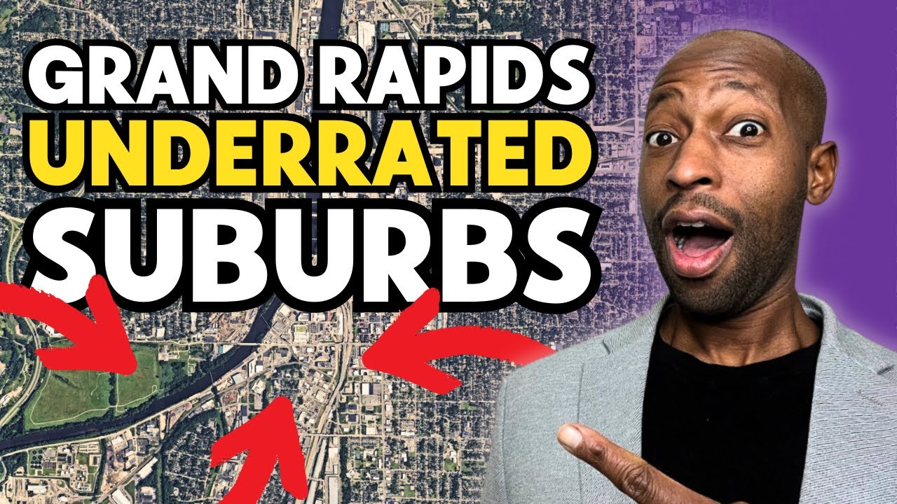 7 Most UNDERRATED Suburbs Near GRAND RAPIDS MICHIGAN! 🤯