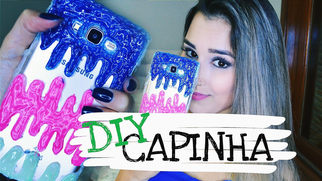DIY: Capinha para celular com COLA QUENTE
