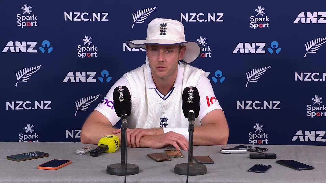 Stuart Broad Press Conference | BLACKCAPS v England | 1st Test, Day 3 | Bay Oval
