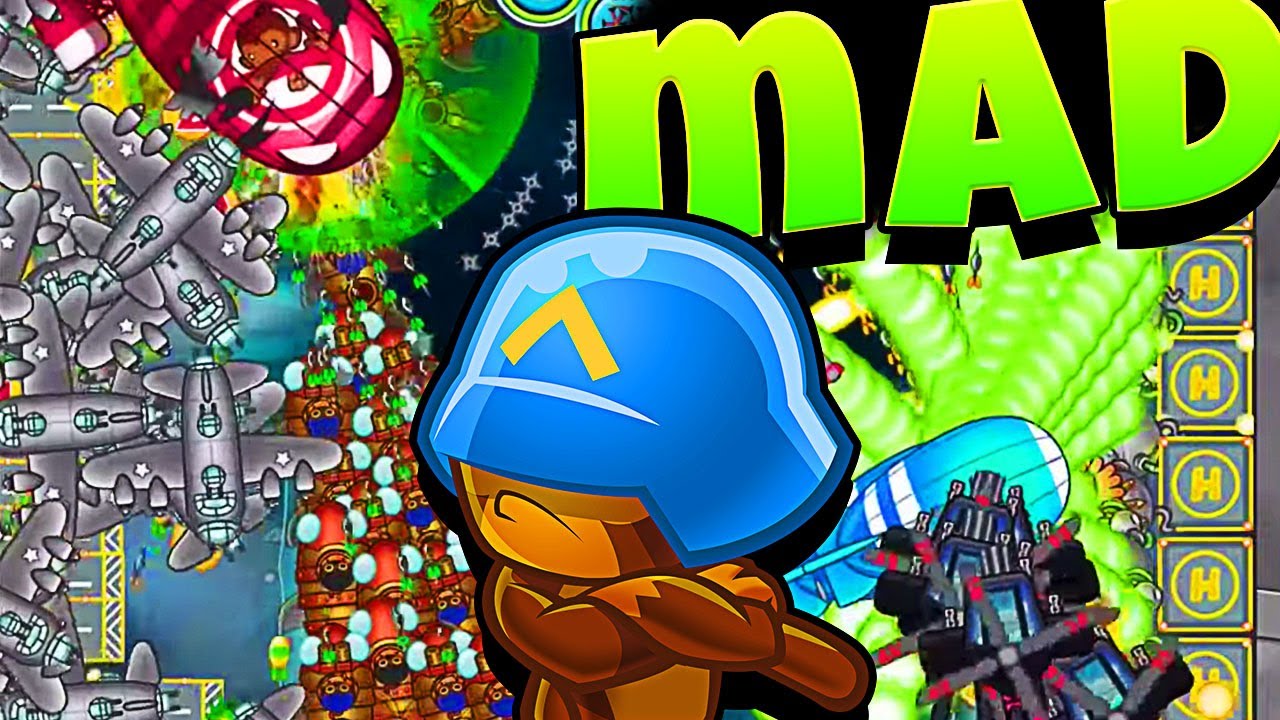 BLOONS TD BATTLE :: CRAZY LATE GAME WITH PLANES!