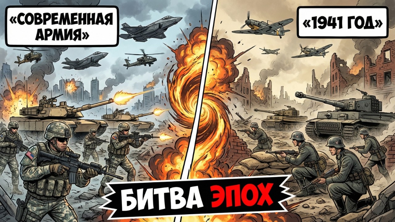 ЧТО ЕСЛИ ПЕРЕНЕСТИ ВСЮ СОВРЕМЕННУЮ АРМИЮ В 1941?  | ФАКТИЛЛА