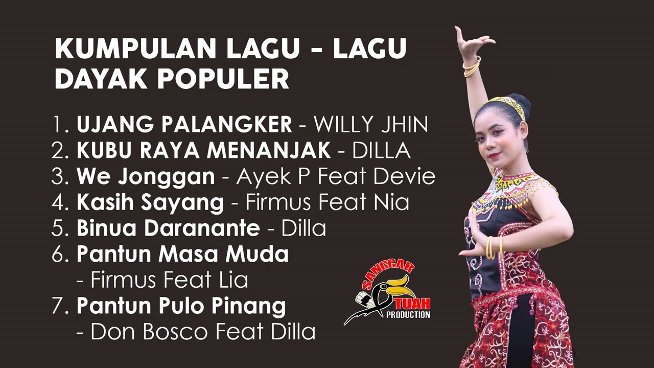 Kumpulan Lagu Dayak Kalimantan Barat