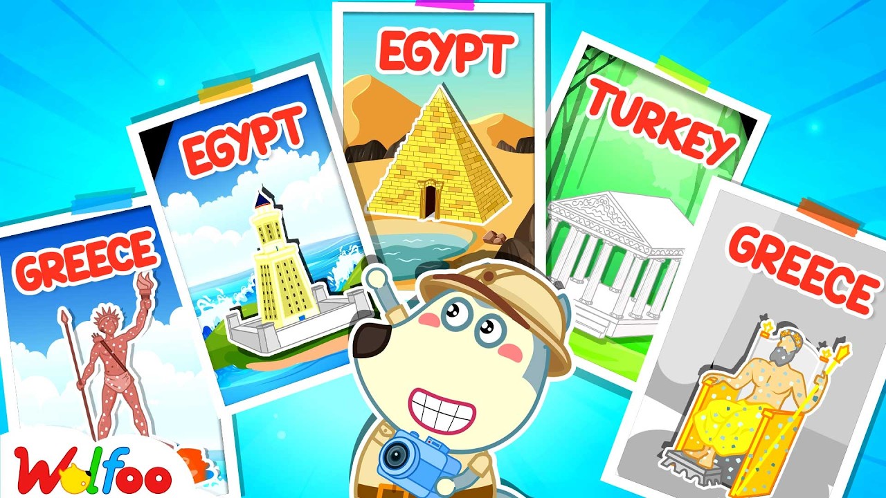 Explore the 7 Wonders with Wolfoo🌎Geography, Travel & Learning for Kids | Bright Parents Cartoon