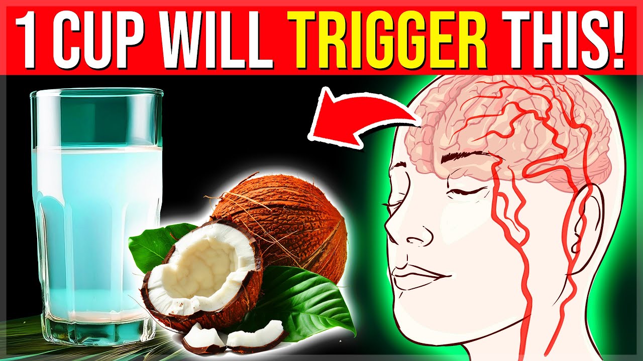 DRINK 1 Cup Coconut Water BEFORE BED, See What Happens To Your Body (Coconut Water Benefits)
