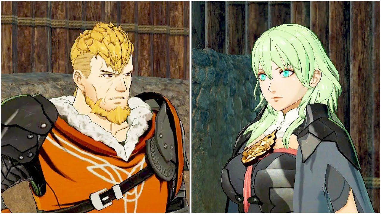 Shez recruits Byleth & Jeralt - Fire Emblem Warriors Three Hopes