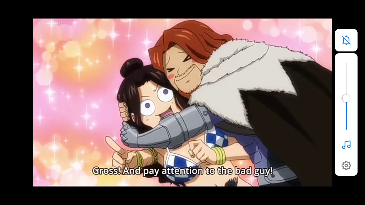 Fairy tail (gildarts and cana cute moments),