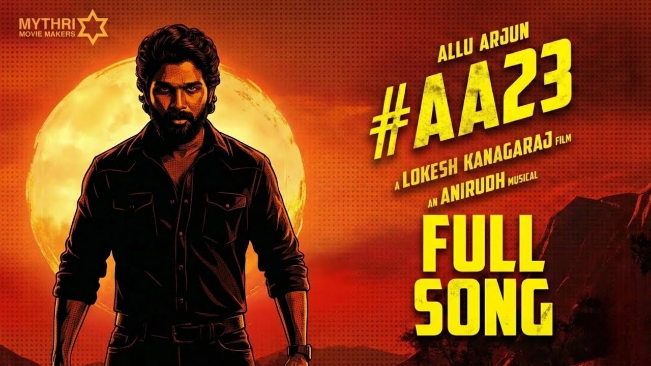 AA23 Full Theme Song | Allu Arjun | Lokesh K | Anirudh 