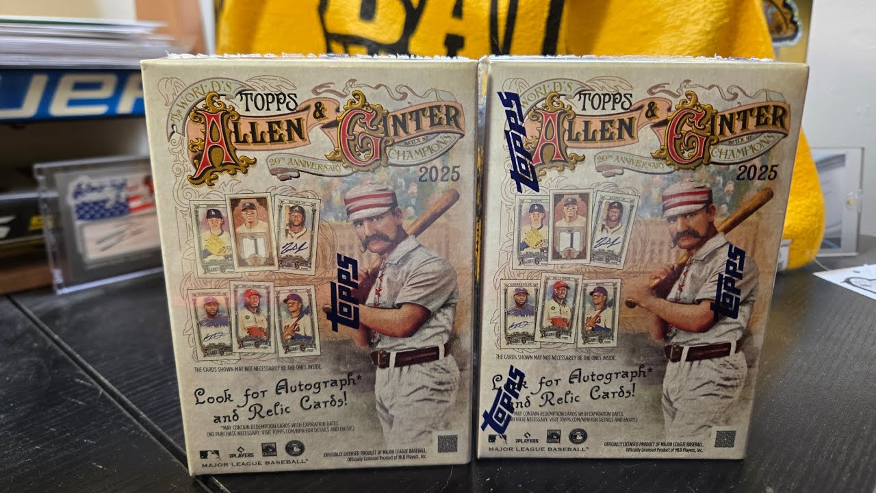 Коробка бластеров Topps Allen & Ginter 2025 года⚾️🔥⚾️Первый взгляд⚾️🔥⚾️