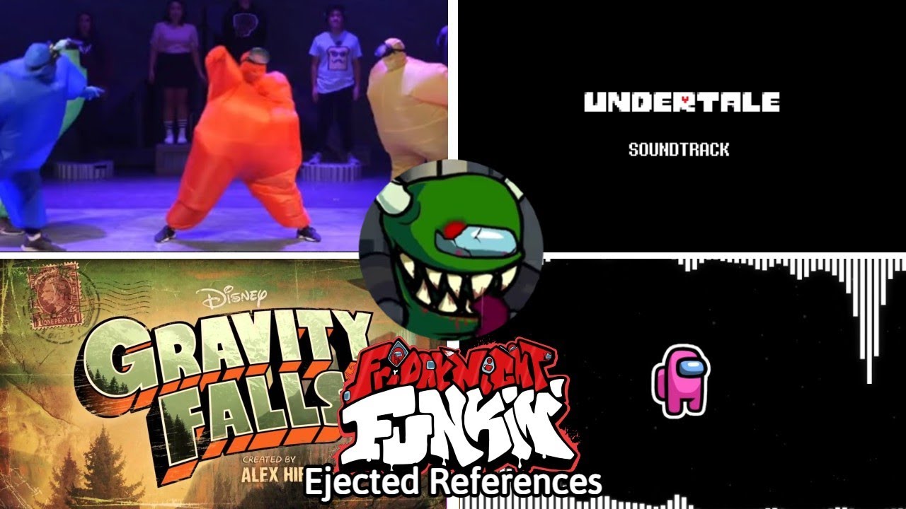 Ejected - References Replaced With Their Original Songs! | Friday Night Funkin' Vs. Impostor Mod FNF
