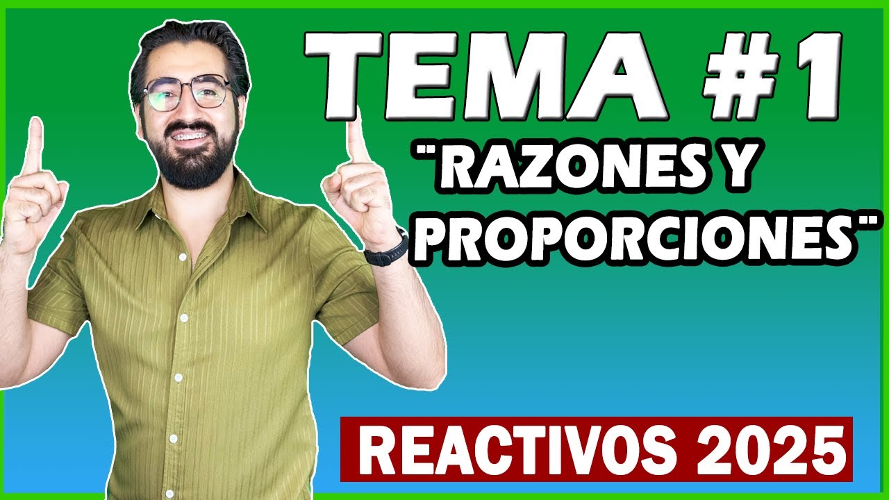 🔴 EN VIVO: RAZONES y PROPORCIONES desde CERO 🎯 (EXANI II 2025)
