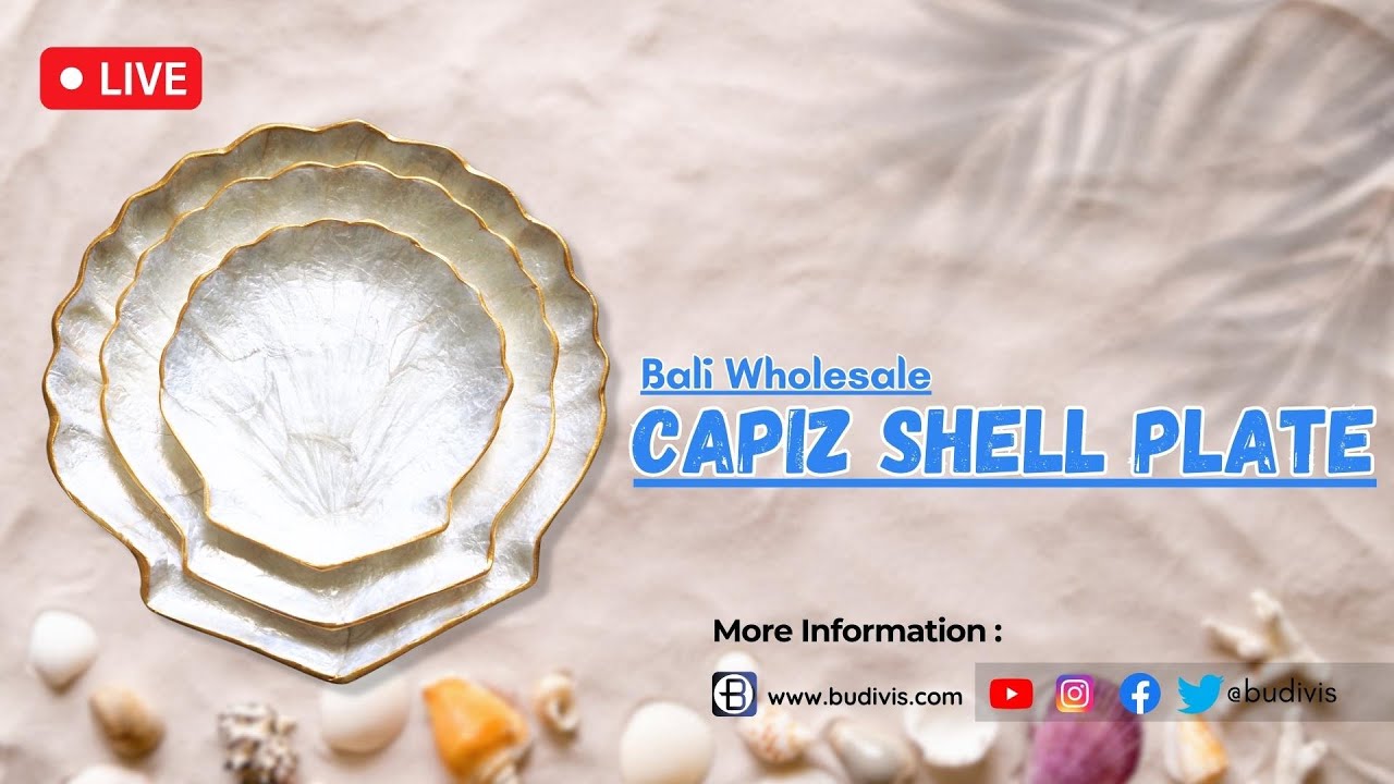 Capiz Shell Plate