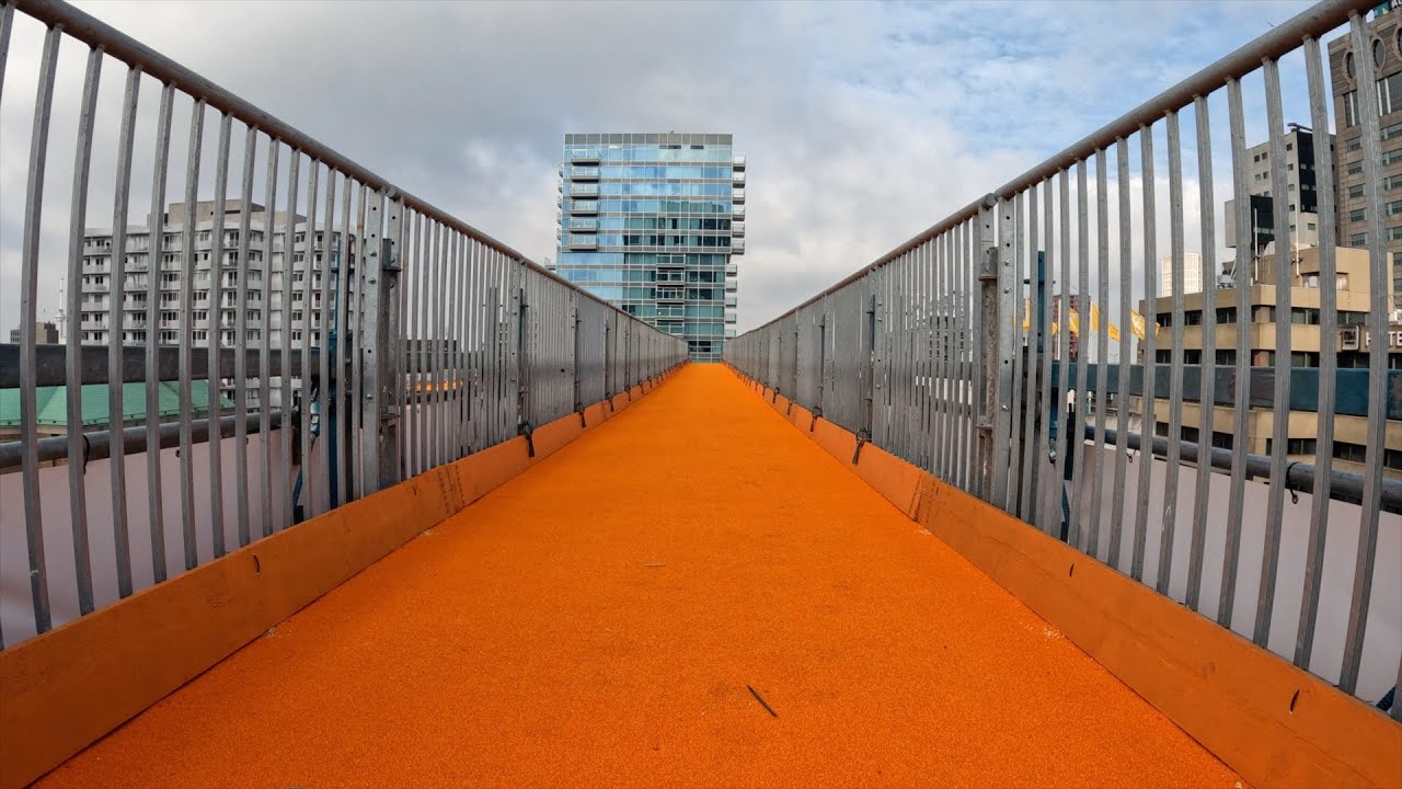 Rooftop Walk een dag voor de opening