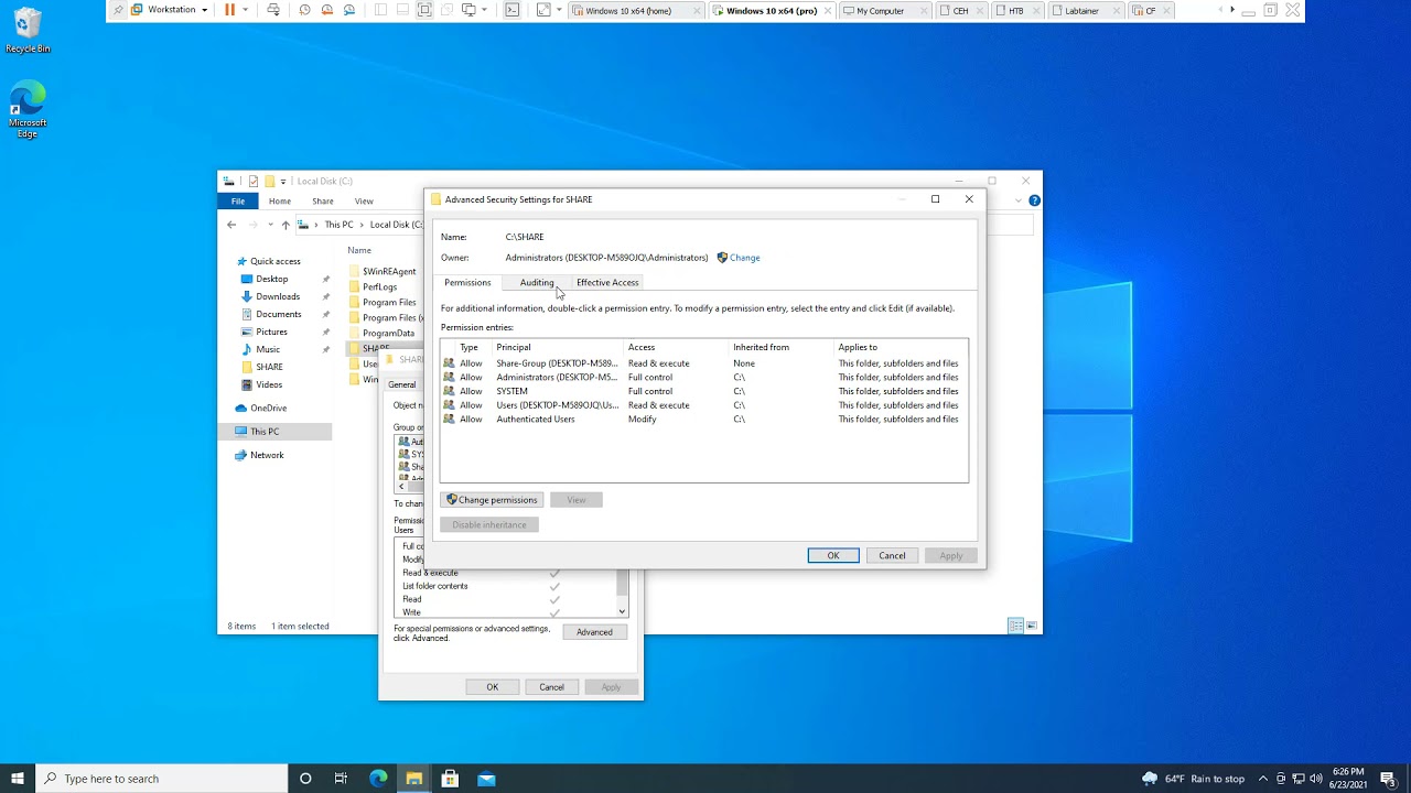 Microsoft MD 100 - Understanding Ownership and Security Descriptors