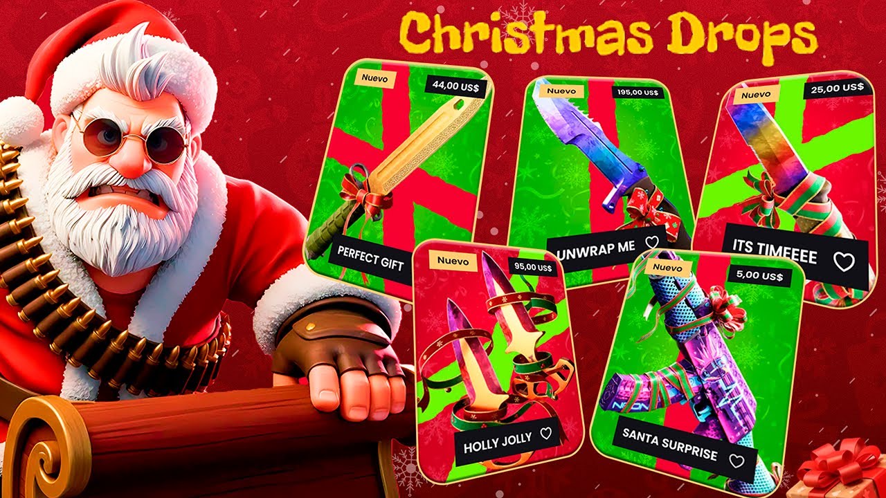 🔥 ABRÍ LAS 5 NUEVAS CAJAS DE NAVIDAD DE KEYDROP | Christmas Drops 🎄