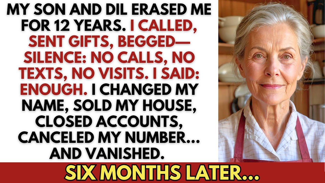 My son and daughter-in-law erased me for 12 years—I changed my name, and vanished from their lives.