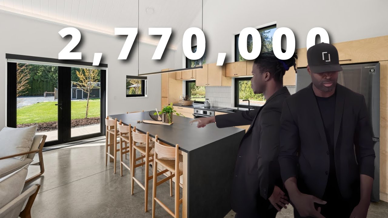 Inside a $2.77M Scandinavian-Inspired Acreage Retreat in Langley | Modern Luxury Home Tour