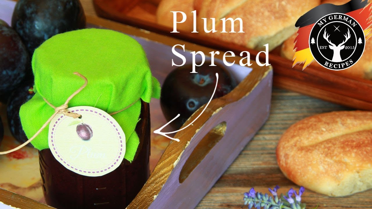 German Plum Jam / Plum Spread ✪ MyGerman.Recipes