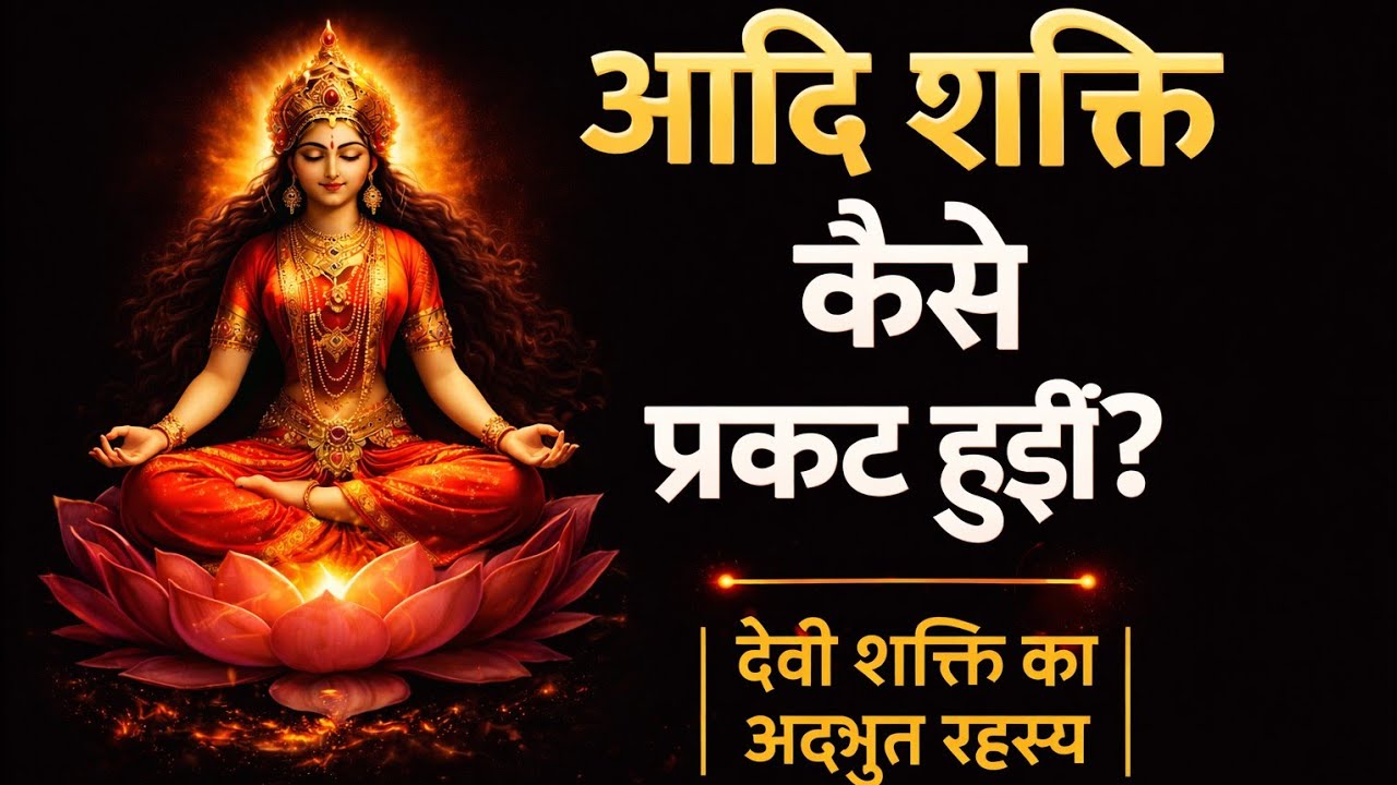 आदि शक्ति कैसे प्रकट हुईं? | देवी शक्ति का अद्भुत रहस्य🌺🌺