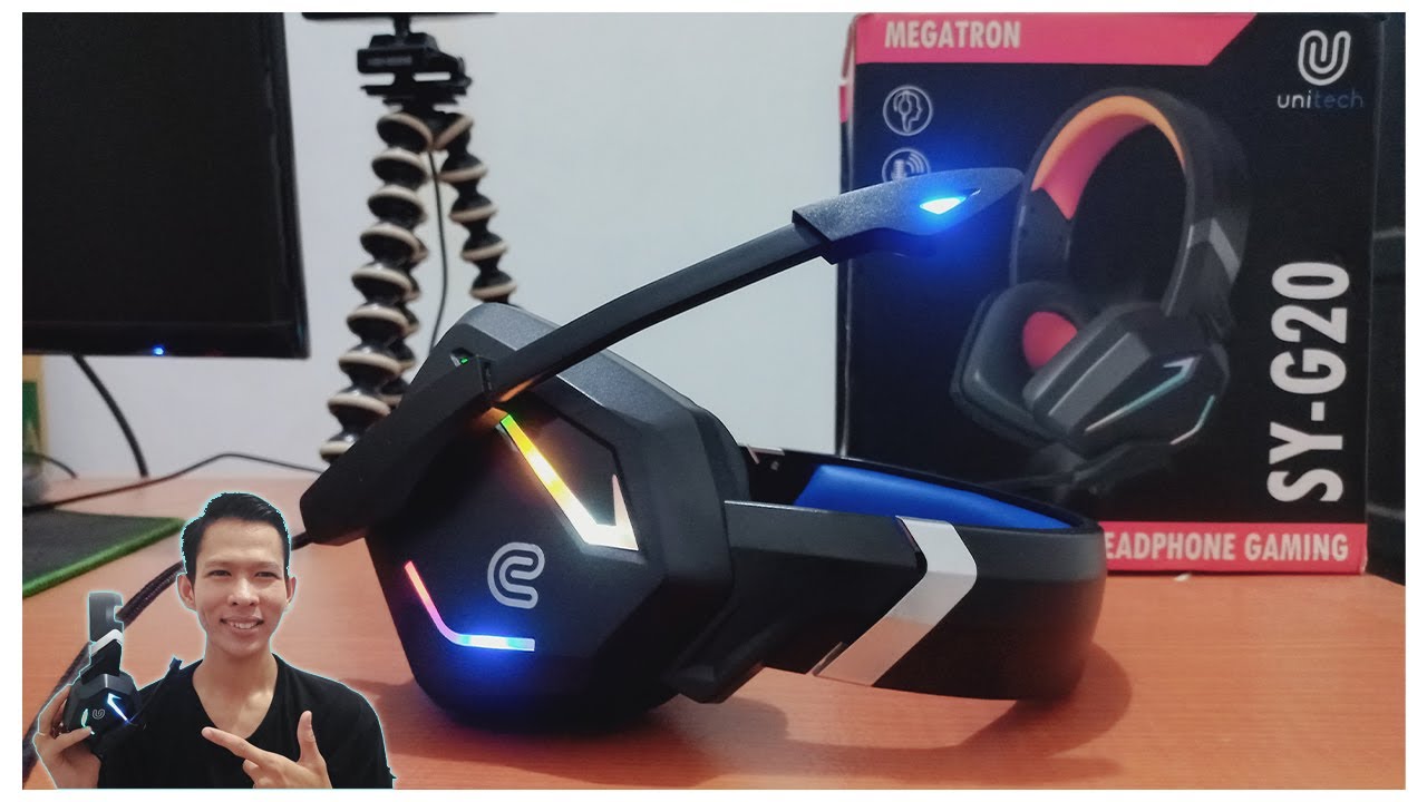 Unboxing & Review Headset Gaming RGB Unitech SY-G20 Cocok Buat Gamer Sekolahan ! #headsetmurah