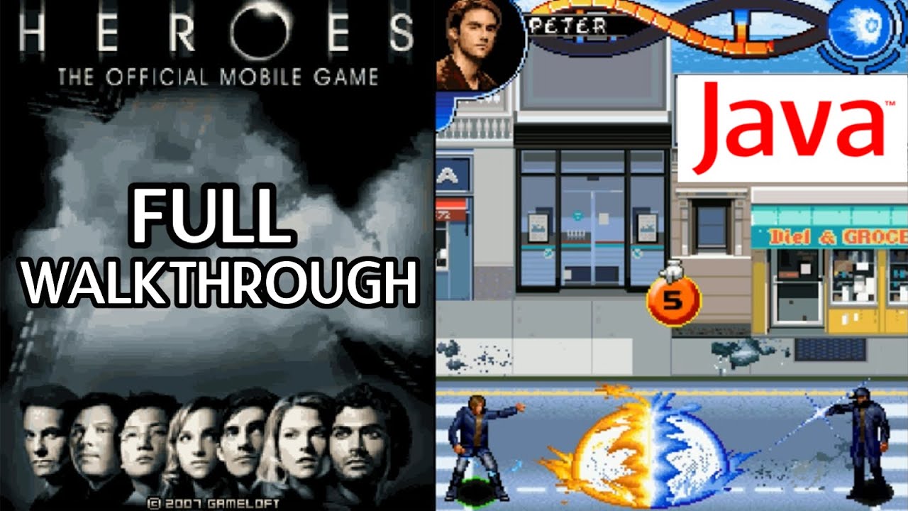 Heroes: The Official Mobile Game (Gameloft 2007 год) ПОЛНОЕ ПРОХОЖДЕНИЕ