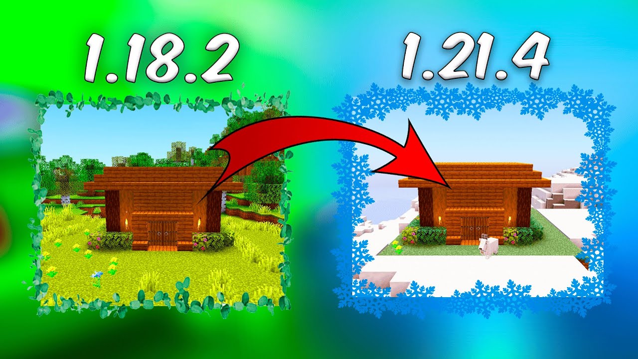 КАК ПЕРЕНЕСТИ СВОЙ ДОМ НА ДРУГУЮ ВЕРСИЮ В МАЙНКРАФТ