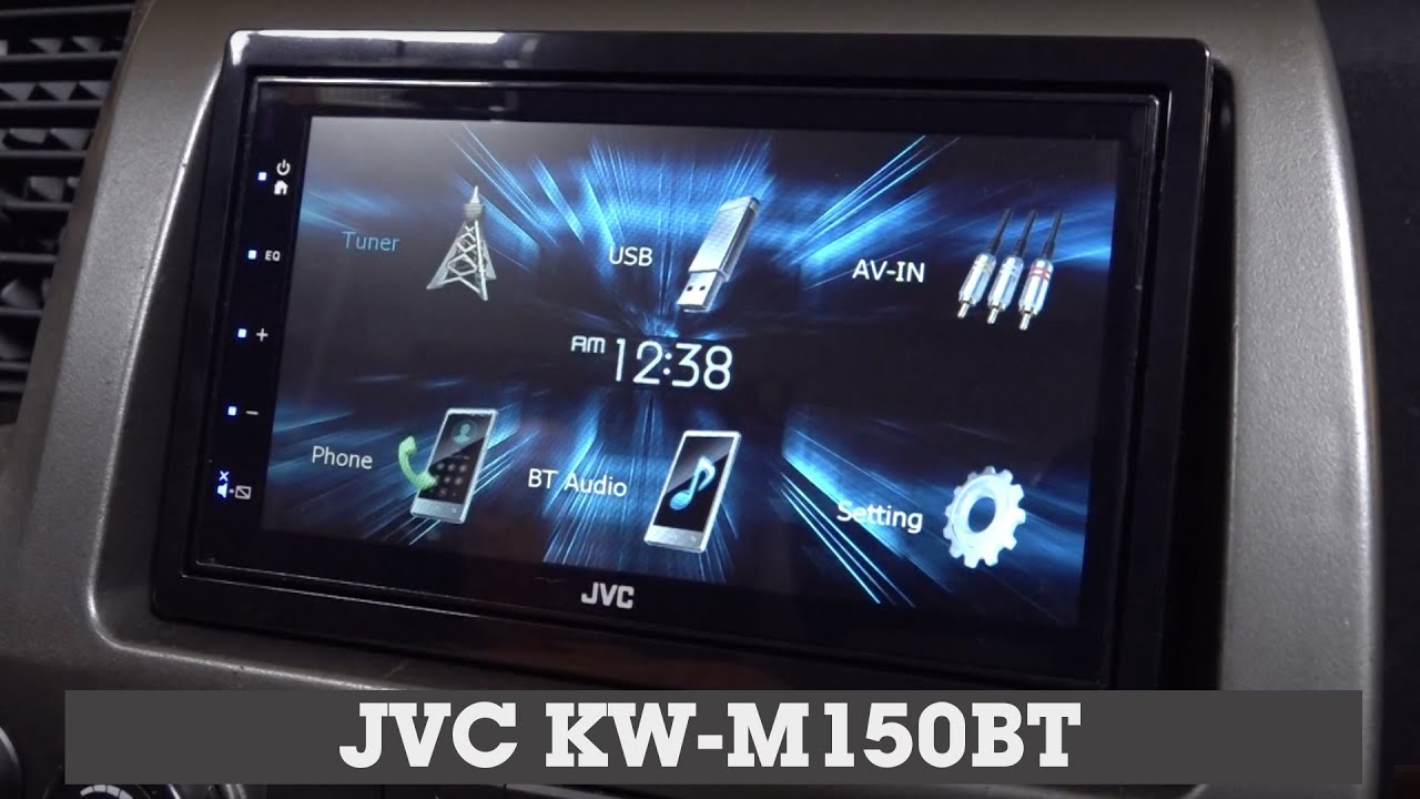 JVC KW-M150BT Display and Controls Demo | Crutchfield Video