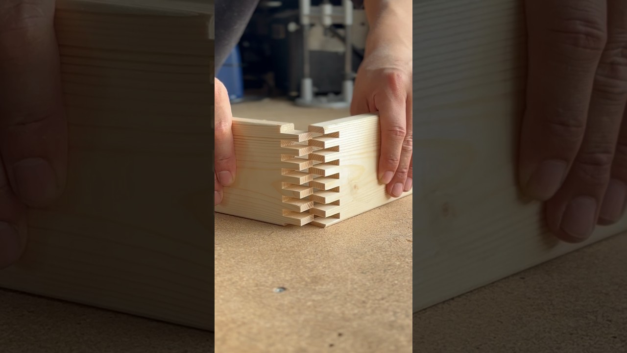 私は世界最小のボックスジョイント治具を作りました　