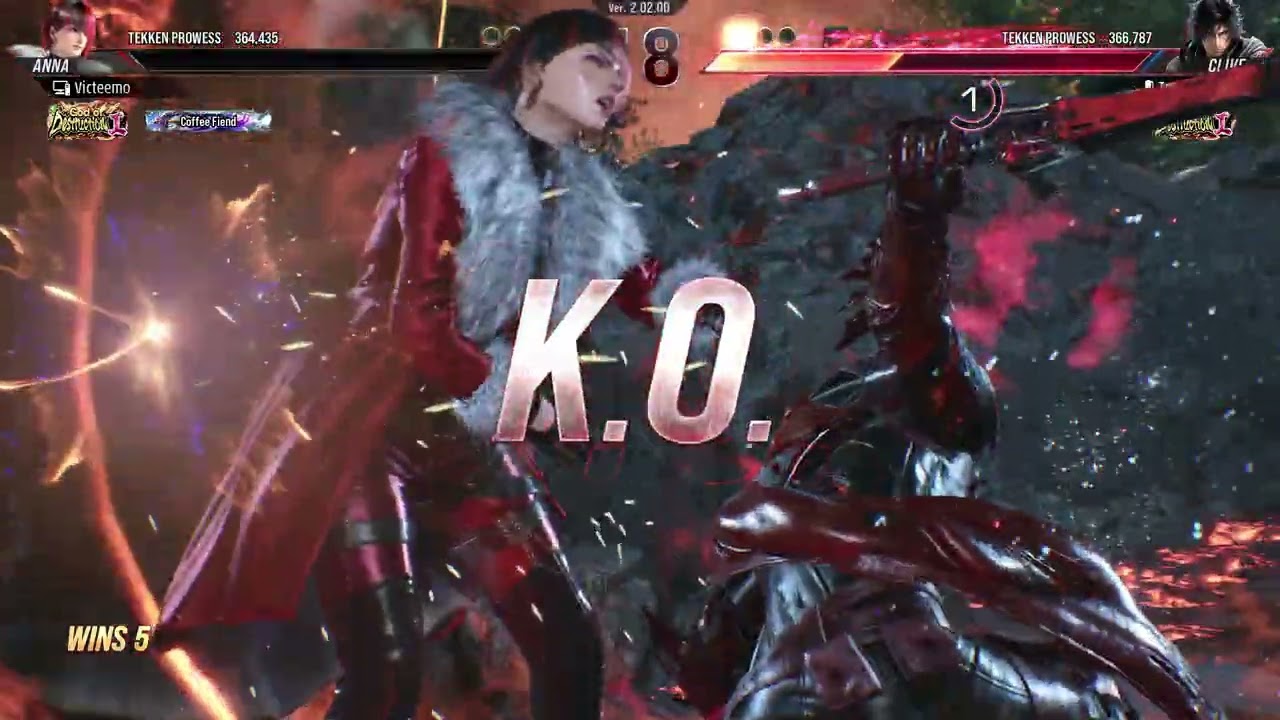 VICTEEMO (ANNA) VS TO BUSINESS (CLIVE) TEKKEN 8 HIGH RANKED MATCHES