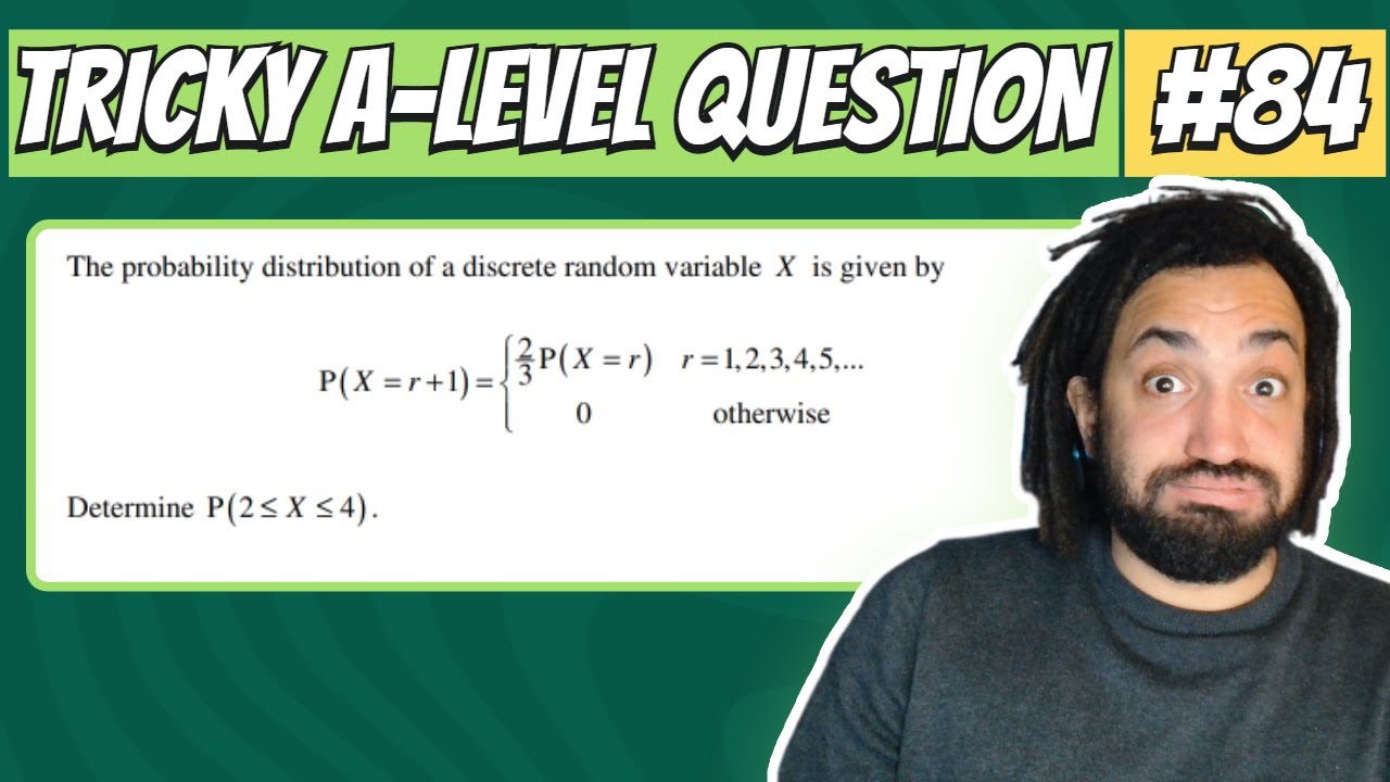 Lovely Stats and Pure Combo | Tricky A-Level Maths Question #84